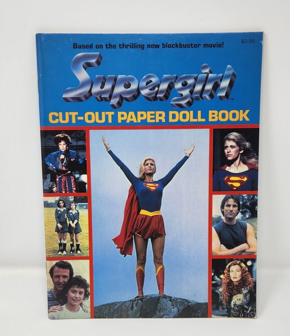 Supergirl Cut-Out Paper Doll | 1984 | HELEN SLATER | Intact